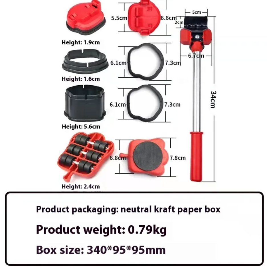 EasyMove Pro™ – Heavy-Duty Furniture Lifting & Moving Kit