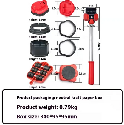 EasyMove Pro™ – Heavy-Duty Furniture Lifting & Moving Kit