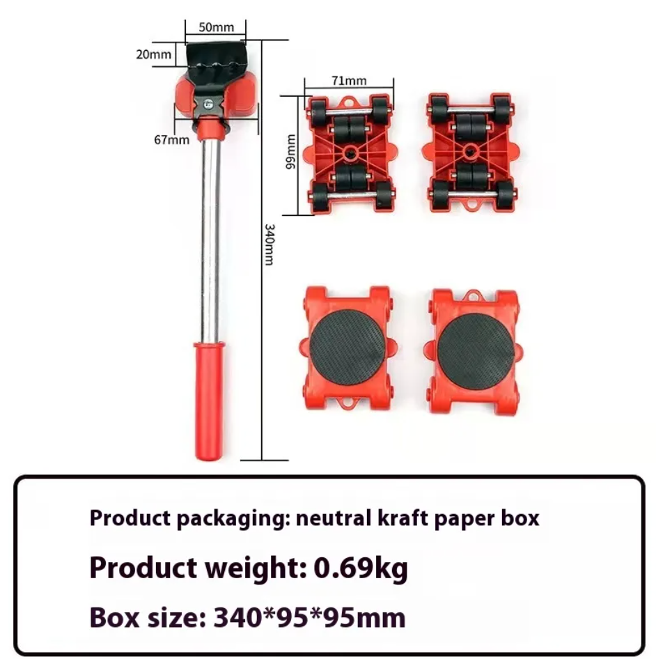 EasyMove Pro™ – Heavy-Duty Furniture Lifting & Moving Kit